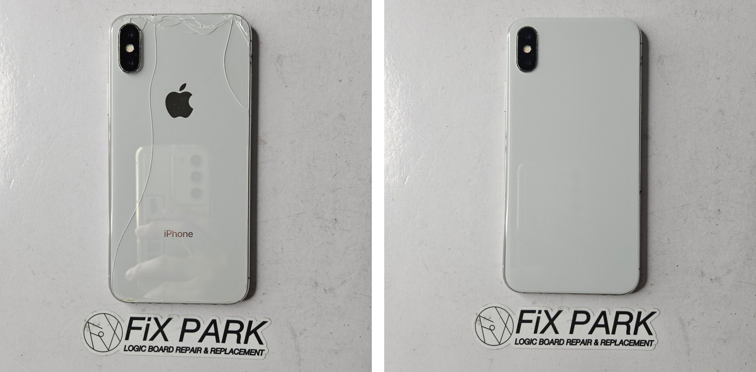 iPhone X Apple背面傷あり iPhone Xの背面ガラス修理｜正規店で断られた端末を「買い換え」より