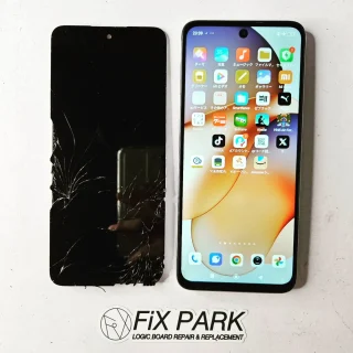 iPhone ホワイト 本体 背面ひび割れ　解約済み スキンシール iPhone14 ホワイトカーボン – wraplus