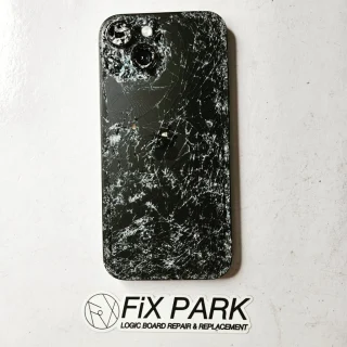 iPhone X ブラック 背面ガラス破損 iPhone X バックパネルガラス交換修理やり方方法 - YouTube
